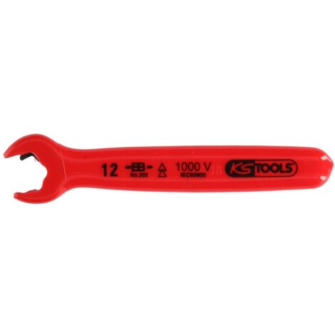 KS Tools Ratschen-Maulschlüssel mit Schutzisolierung, 13 mm
