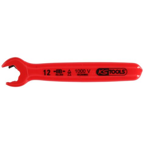 KS Tools Ratschen-Maulschlüssel mit Schutzisolierung, 17 mm