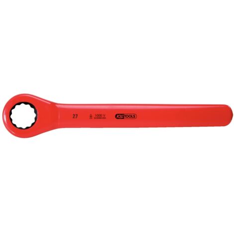 KS Tools Ratschenringschlüssel mit Schutzisolierung, 1/2" - 117.2286