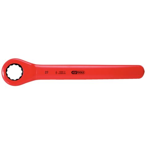 KS Tools Ratschenringschlüssel mit Schutzisolierung, 9/16" - 117.2287