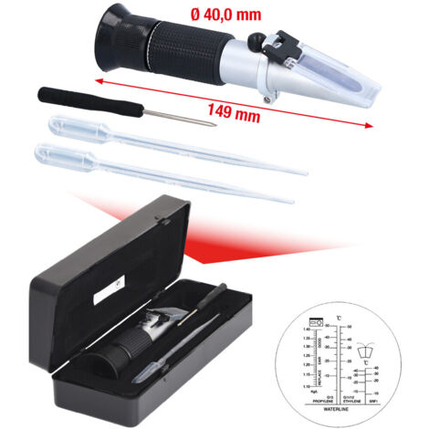 KS Tools Refraktometer Kühlflüssigkeit / Batteriesäure