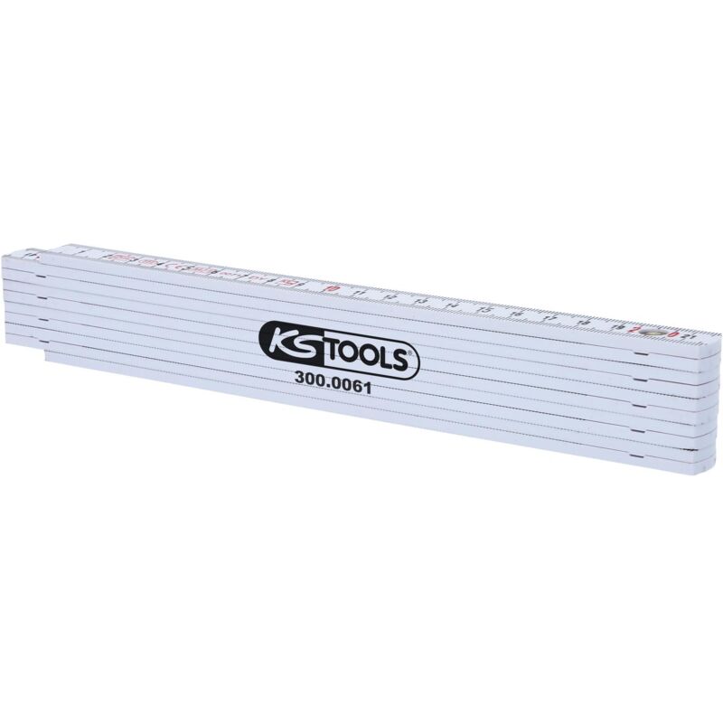 

Kstools - KS TOOLS Regla plegable de plástico, amarilla, 2m