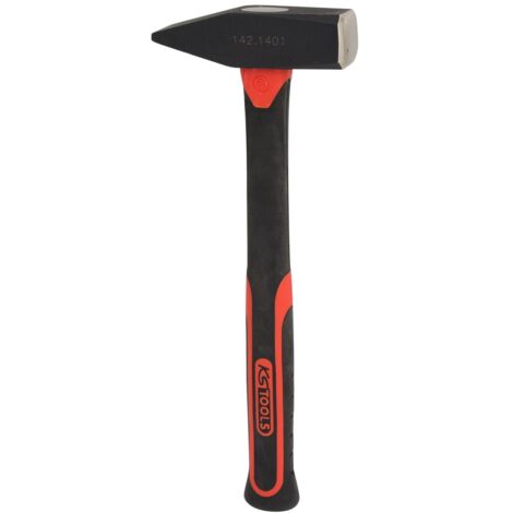 KS Tools Schlosserhammer mit Fiberglasstiel, 1000g