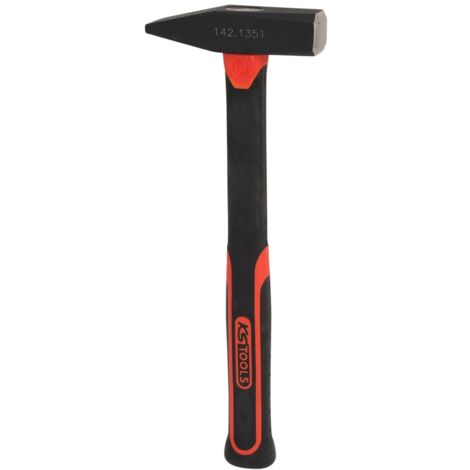 KS Tools Schlosserhammer mit Fiberglasstiel, 500g
