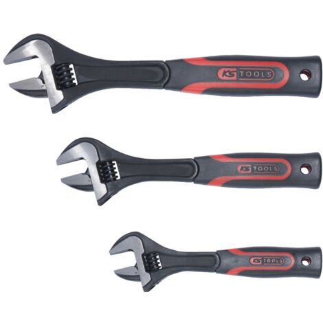 KS TOOLS Schlüsselset - Mit Zweistoffgriff - 3-teilig - 577.0199