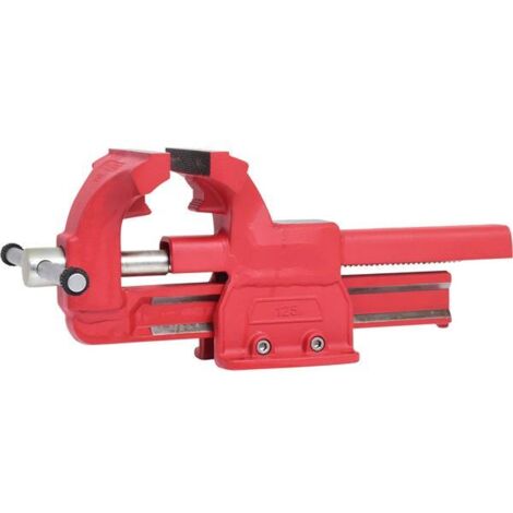 KS Tools Schraubstock ohne Rundteller, 125 mm