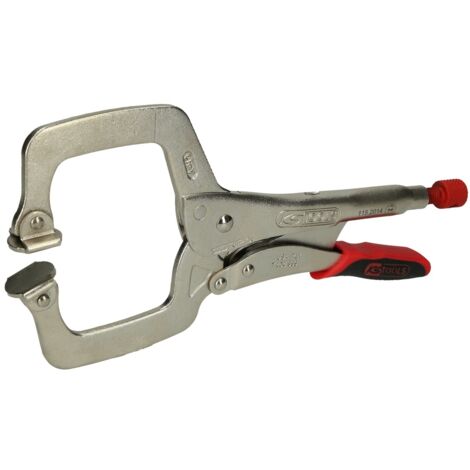 KS Tools Schweiß-Klammer-Gripzange, beweglichen Spannbacken 0-420 mm, Länge 275 mm