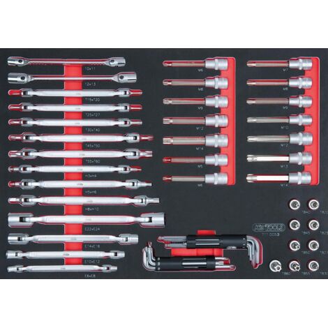 KS TOOLS SCS Module de clés, 53 pcs, modules système 1/1 ( 711.0053 )