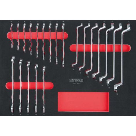 KS Tools SCS Schlüssel-Satz, 21-tlg in 1/1 Systemeinlage - 711.3021