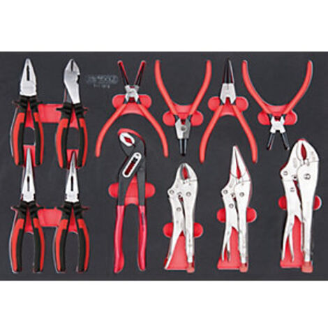 KS TOOLS SCS Zangen-Satz 12tlg. in 1/1 Systemeinlage - 711.1012
