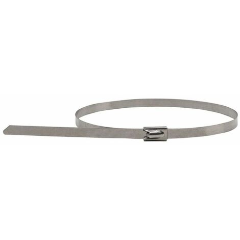 KS TOOLS 115.1592 Colliers serre-câble en acier avec fermeture à bille 4,6x250mm 100 pièces