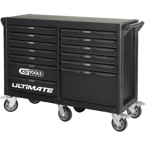 KS Tools - Servante ULTIMATE® 13 tiroirs et 6 roues - 816.0013