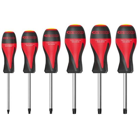 Ks Tools Set di 6 cacciaviti Torx Ultimate 922.6060 – Pratico e facile da usare – Strumenti di avvitamento per fai da te e professionisti