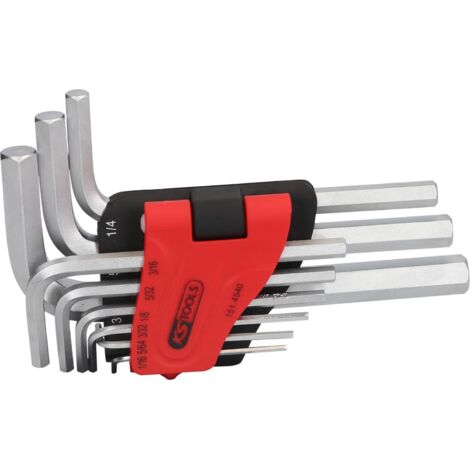 KS Tools  Set di chiavi a brugola in supporto pieghevole 