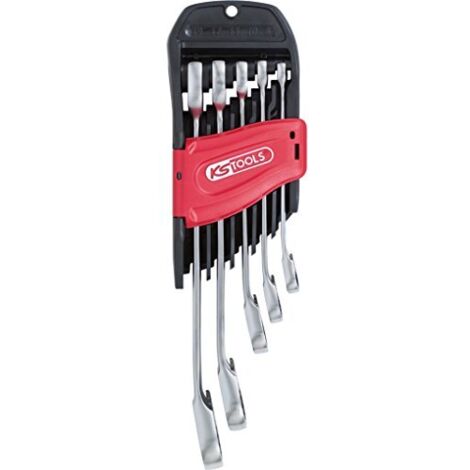 KS Tools  Set di chiavi a cricchetto GEARplus® RINGSTOP  ad