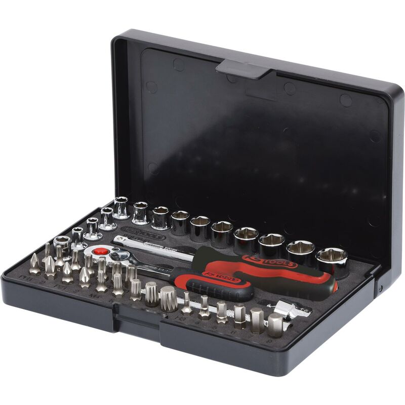1/4' Serie di chiavi a bussola chrome 40 pz
