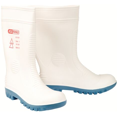KS Tools Sicherheitsgummistiefel mit Schutzisolierung 1000 V, Gr. 41 weiß