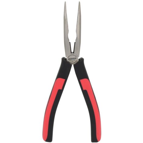 KS Tools SlimPOWER Flachrundzange, gebogen, 210 mm