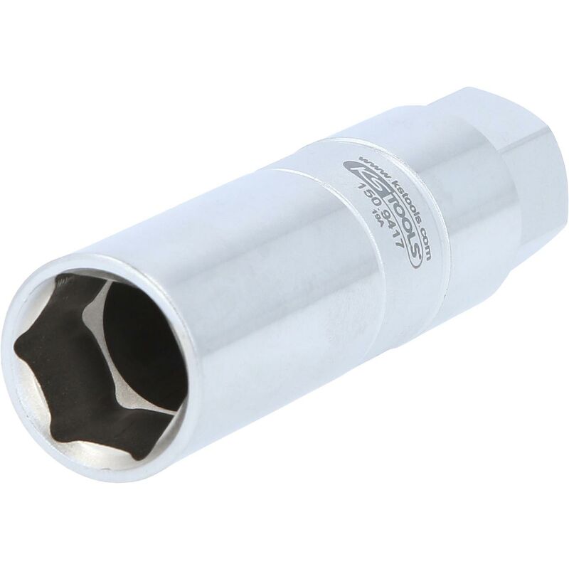 Llave de vaso de sufridera de hexágono exterior para amortiguador, 17 mm