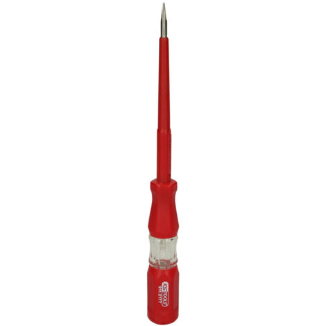 KS Tools Spannungsprüfer mit Schutzisolierung 100-500 V, 180 mm