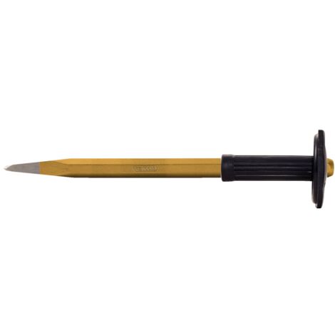 KS Tools Spitzmeißel mit Handschutzgriff, 8-kant, 20x500 mm