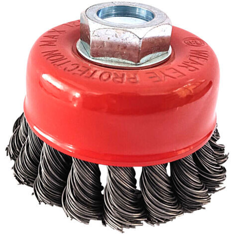 KS Tools Stahldrahttopfbürste 0,5 mm, Ø 80 mm