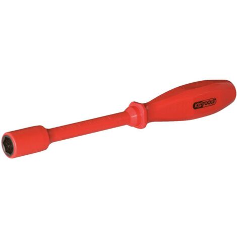 KS Tools Stecknuss-Schraubendreher mit Schutzisolierung, 7mm - 117.1237