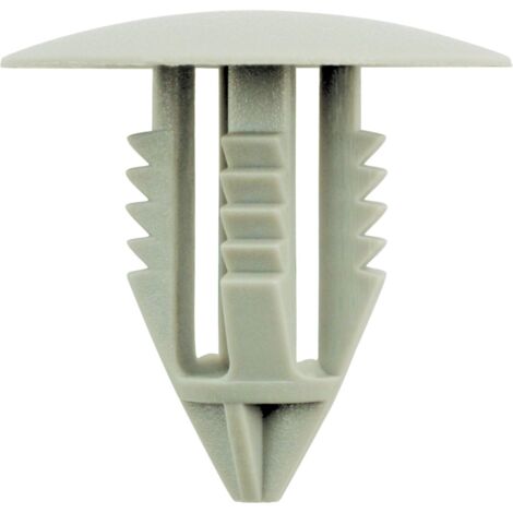 KS Tools Stoßfänger-Verbindungsclip, Grau für Volvo,50er Pack - 420.5806
