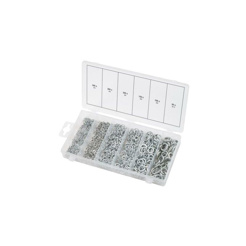 

KS TOOLS Surtido de arandelas elásticas, M3-10, 1200 pzs