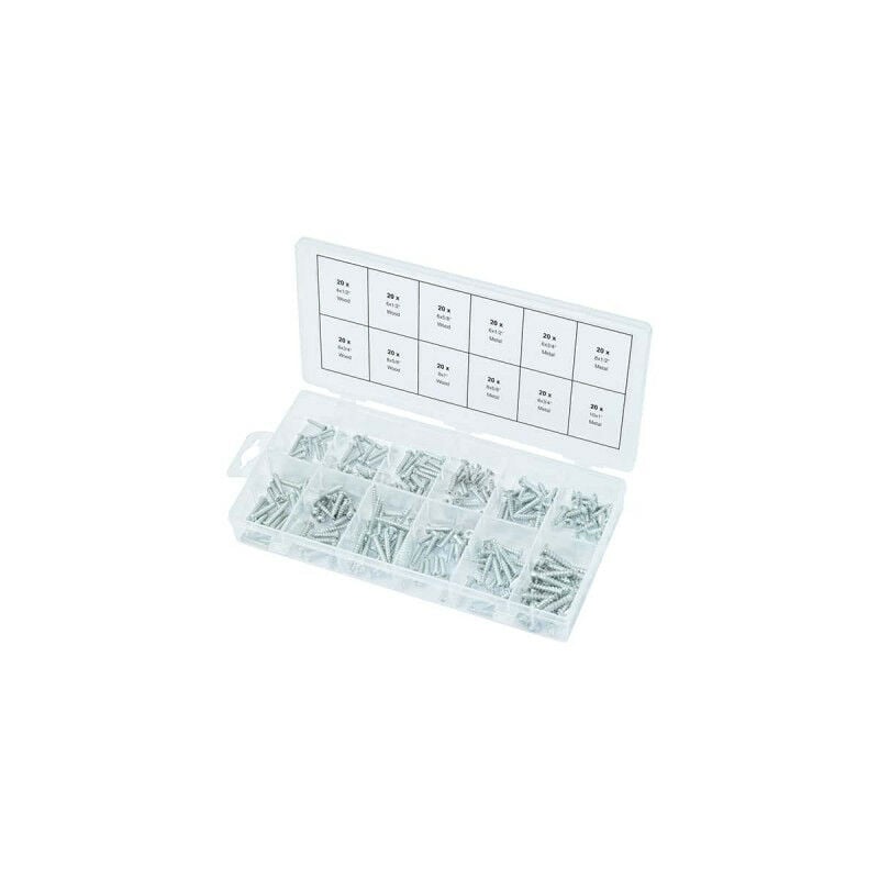 

Kstools - Surtido de consumibles KS TOOLS - Madera - Metal - 240 piezas - 970.0410