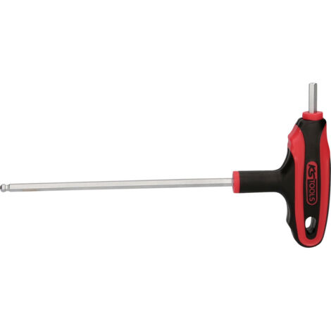 KS Tools T-Griff-Innensechskant-Kugelkopf-Schlüssel, 5mm