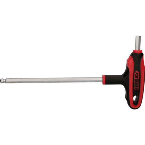 KS Tools T-Griff-Innensechskant-Kugelkopf-Schlüssel, 7 mm