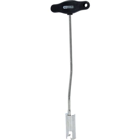 KS Tools T-Griff-Zündkerzenstecker-Abzieher, gebogen, lang