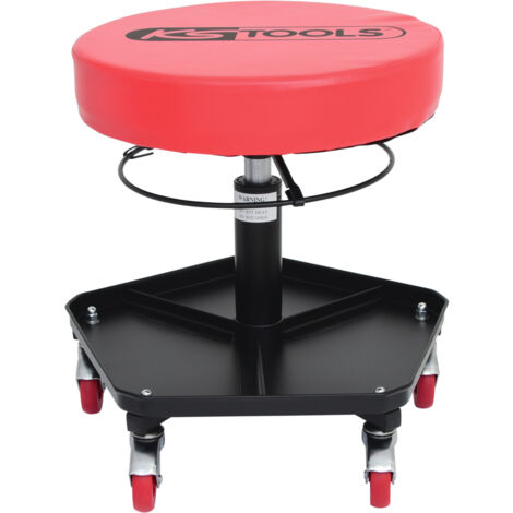 KS Tools - Tabouret sur roulette réglable en hauteur - 500.8030