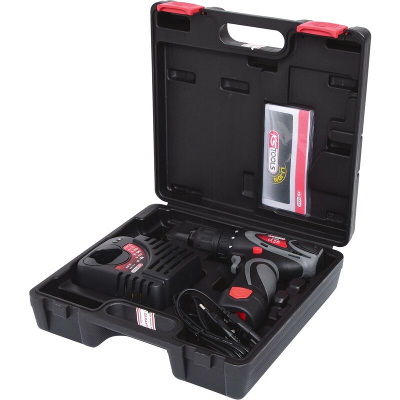 

Kstools - KS TOOLS Taladro de la batería, 24Nm, 1.870 rpm 10,8V, con 1 bateria y 1 cargador