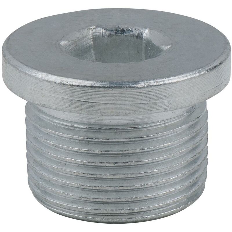 

KS TOOLS Tornillo de tornillo de drenaje de aceite tipo Allen 10 mm, M22x1,5x13,5 mm, paquete de 10