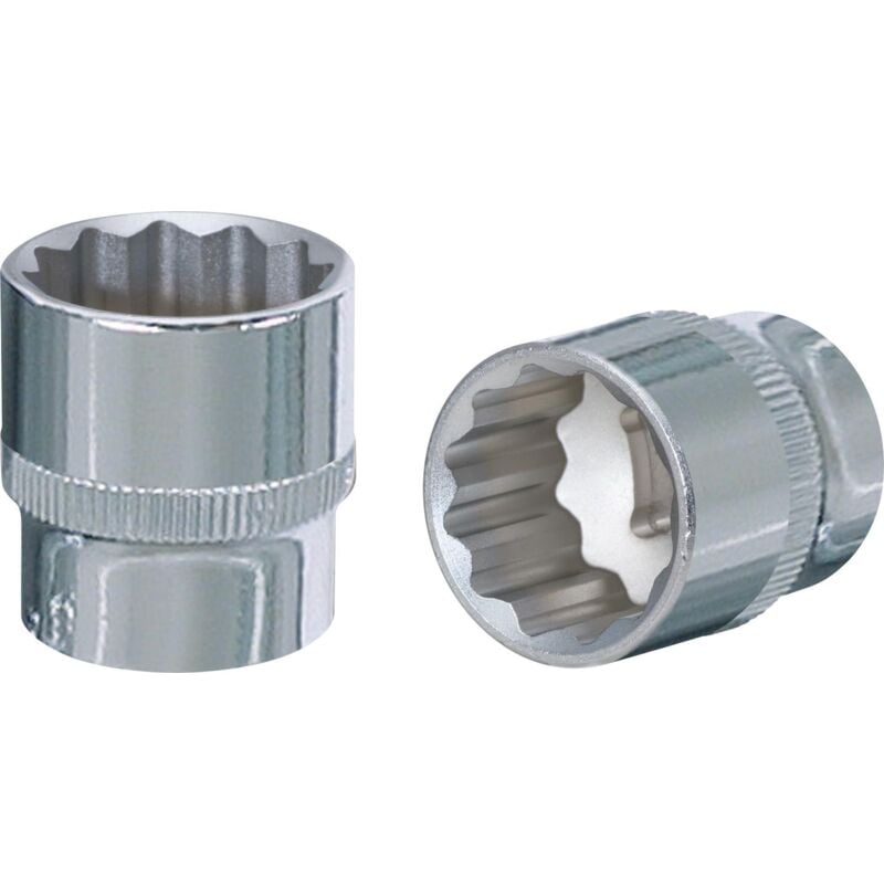 

KS TOOLS 3/8" Llave de vaso de 12 cantos CHROMEplus, 13 mm