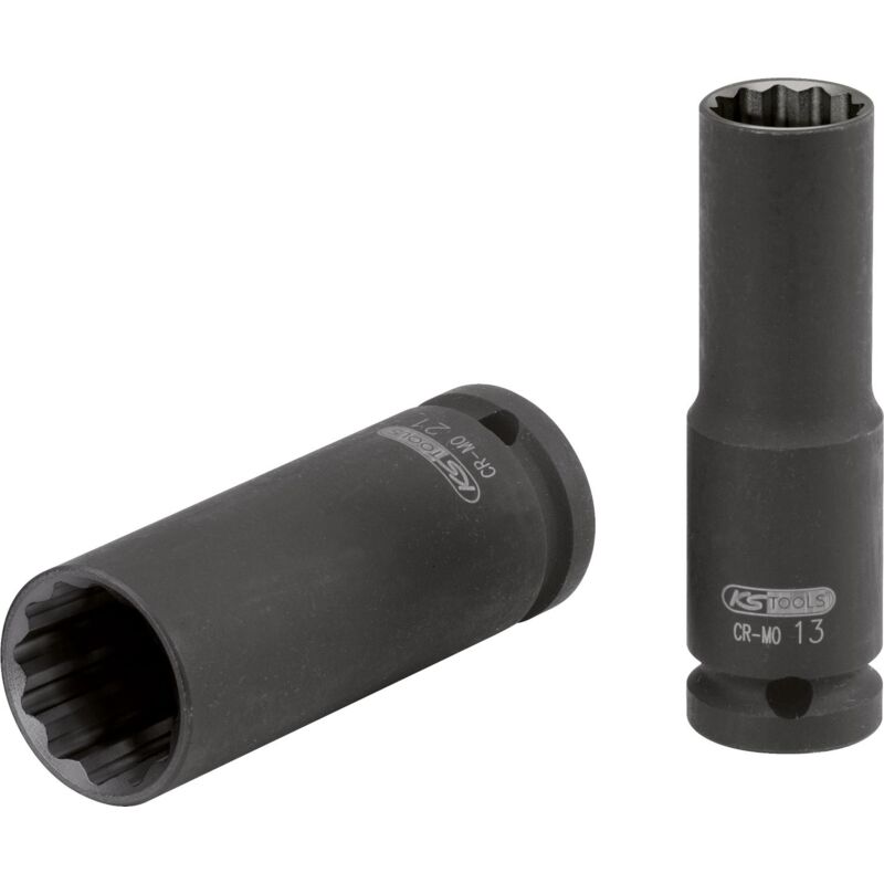 

KS TOOLS 1/2' Llave de vaso de impacto de 12 cantos, larga, 11 mm