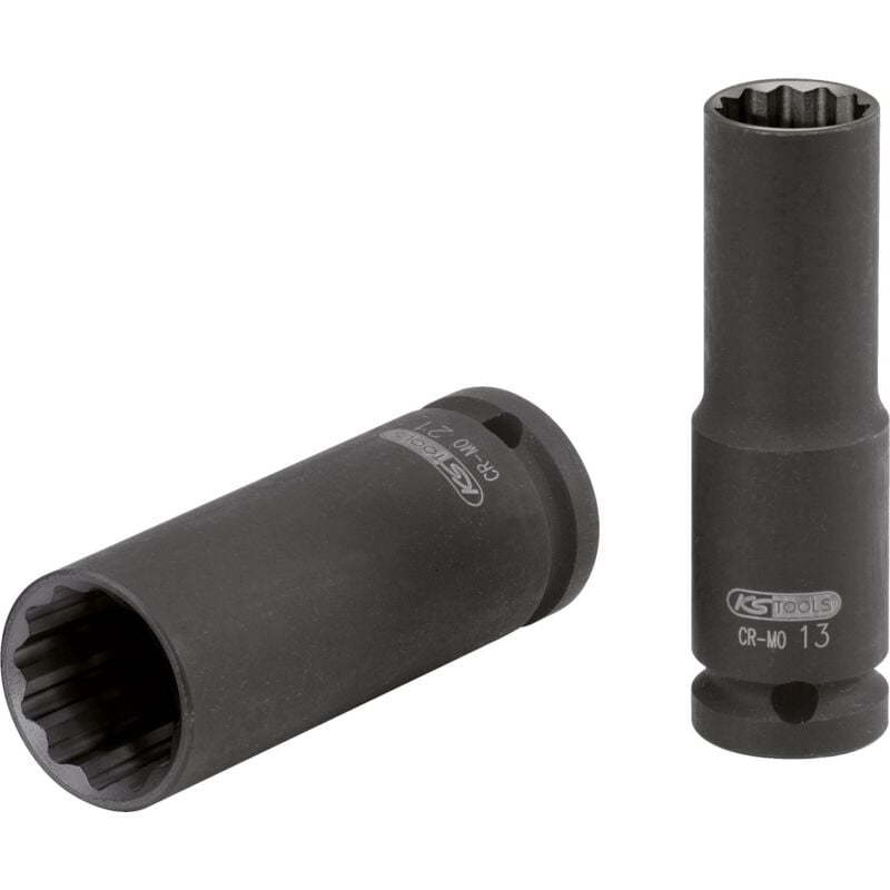 

Kstools - KS TOOLS 1/2' Llave de vaso de impacto de 12 cantos, larga, 15 mm