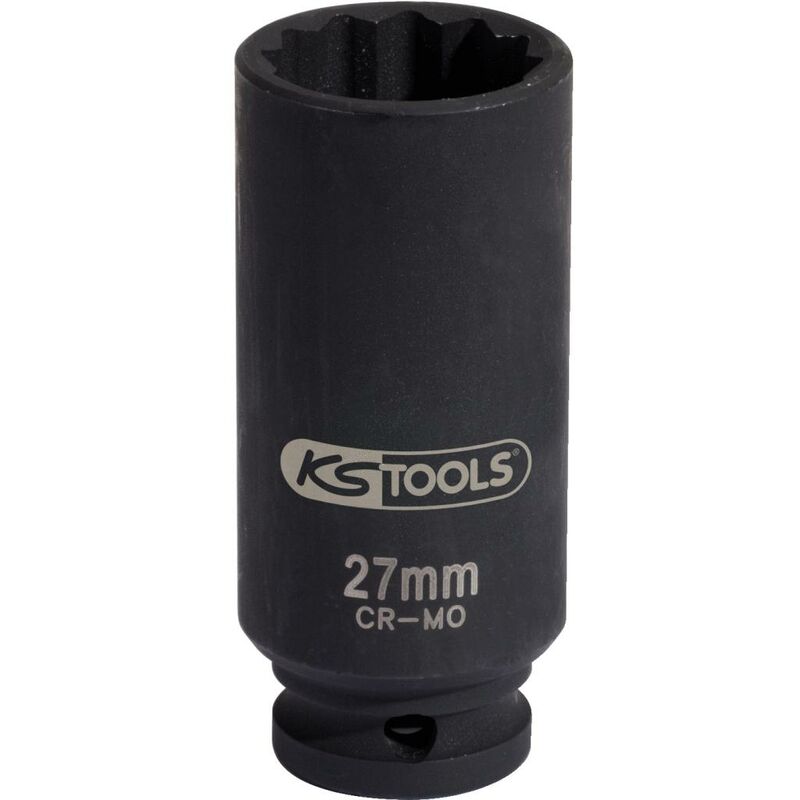 

KS TOOLS Llave de vaso de impacto especial para árboles de transmisión, 1/2', 27 mm