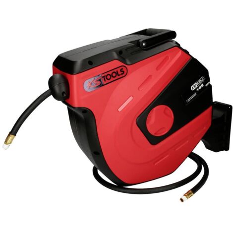 KS TOOLS TOOLS avvolgitubo per aria e acqua - Parete - 15m - 1/4 di pollice - 515.3440