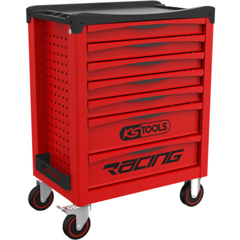 KS TOOLS TOOLS Racing Servant - Rot - 7 Schubladen - 855.0007