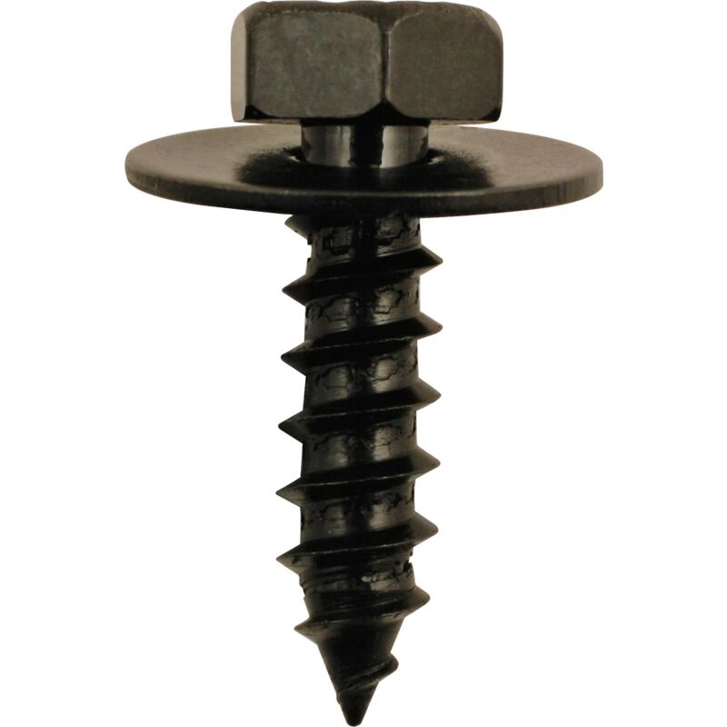 

Kstools - KS TOOLS Tornillo metálico/arandela, negro, universal, paquete de 50