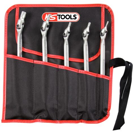KS Tools Torx-Doppel-Gelenkschlüssel-Satz, 5-tlg