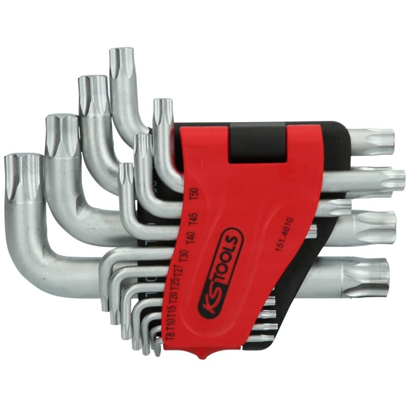 Image of Kstools - ks Tools Torx-Winkelstiftschlüssel-Satz, kurz, 14-tlg