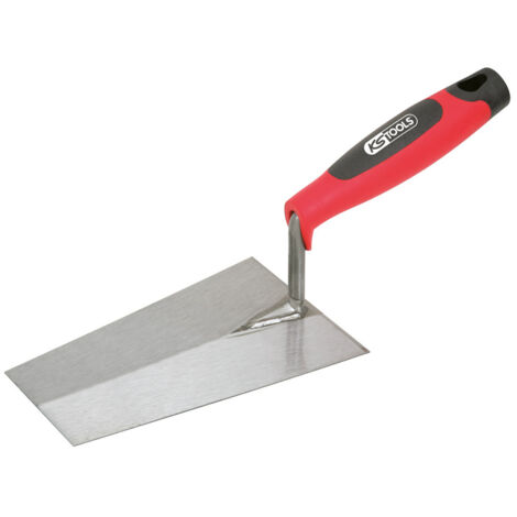 KS Tools - Truelle italienne carée - lame acier - manche bi-composant - 180 mm - 144.0222