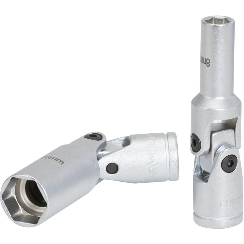 

KS TOOLS Llave de vaso articuladas para bujías 3/8', entrecaras 9