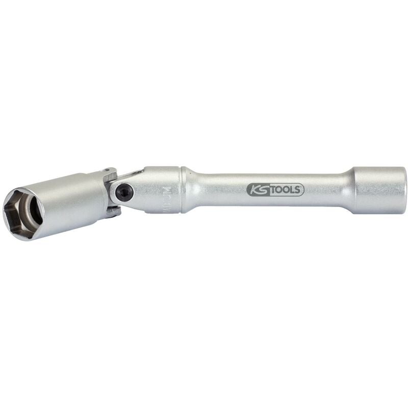 

KS TOOLS Llave de vaso articulada para bujías 3/8', entrecaras 14, l = 160 mm