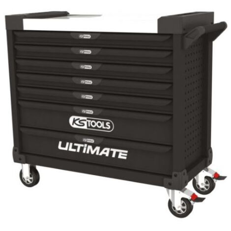 KS TOOLS Ultimate XL Trolley schwarz 7 Schubladen - 825.0007