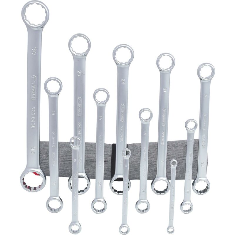 

KS TOOLS Juego de llaves de estrella dobles ULTIMATEplus, rectas, 12 pzs